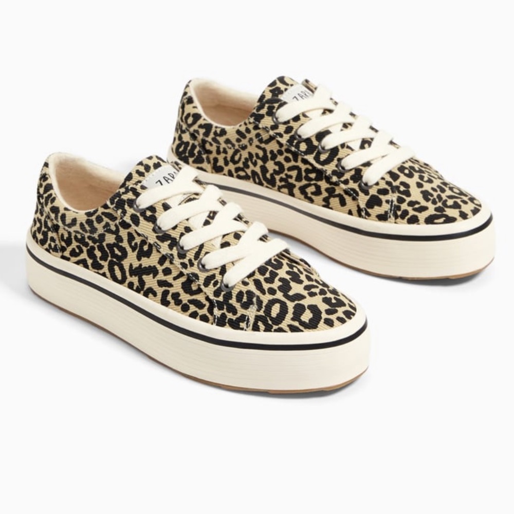 ZARA LEOPARD PRINT SNEAKER